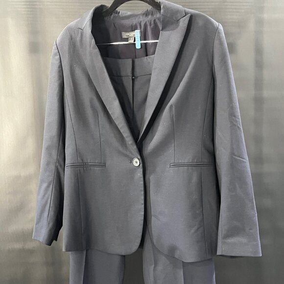 Ann Taylor. Navy Suit - Picture 2 of 8
